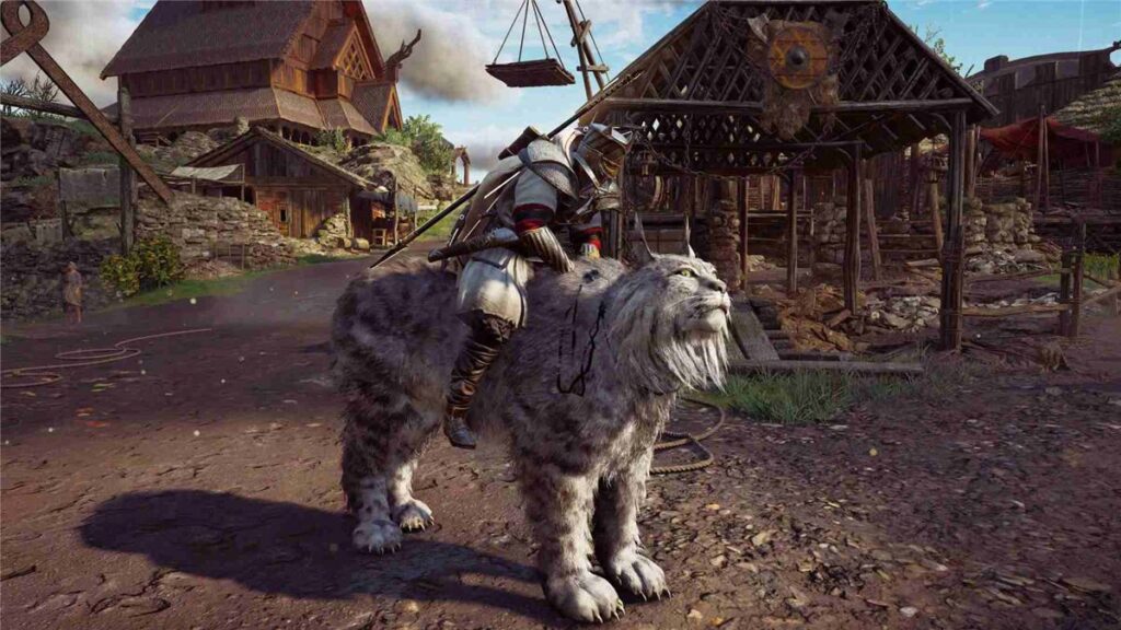 You can even get a Lynx mount to ride. Other mount animals are available to tame!