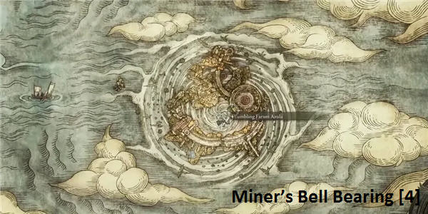 Location of Miner's Bell Bearing 4