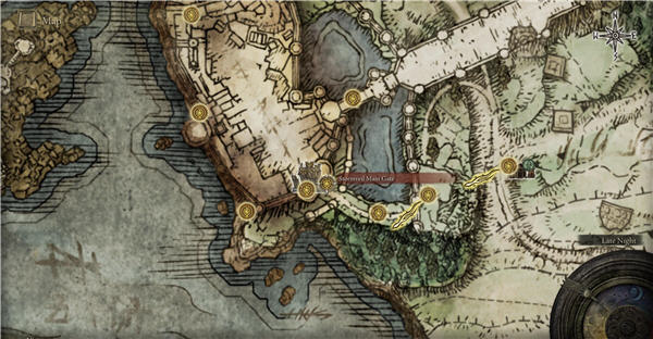 Location of Stormveil Castle (map)
