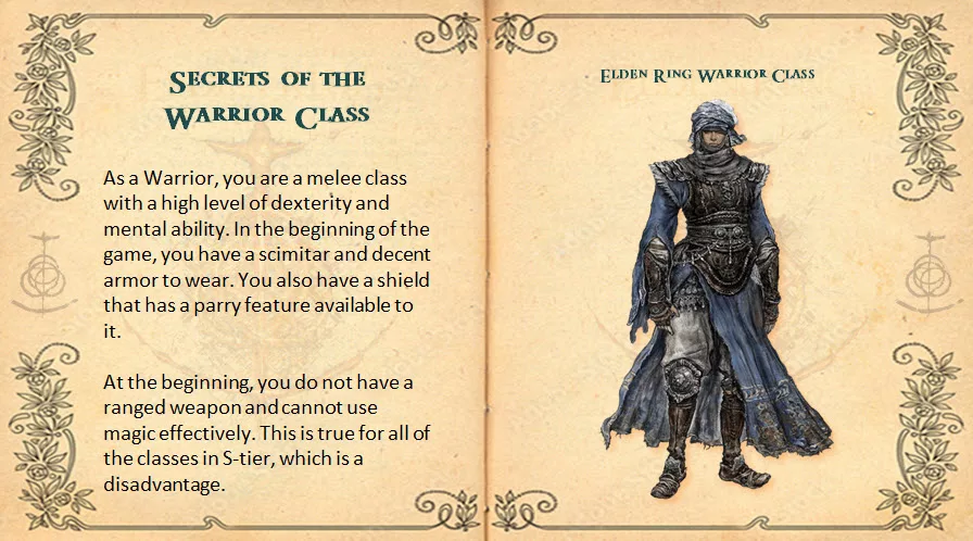 Secrets of the Warrior Class in Elden Ring