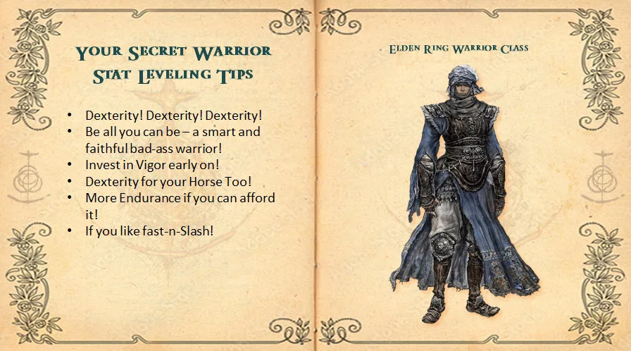 Secret Warrior Stat Leveling Tips