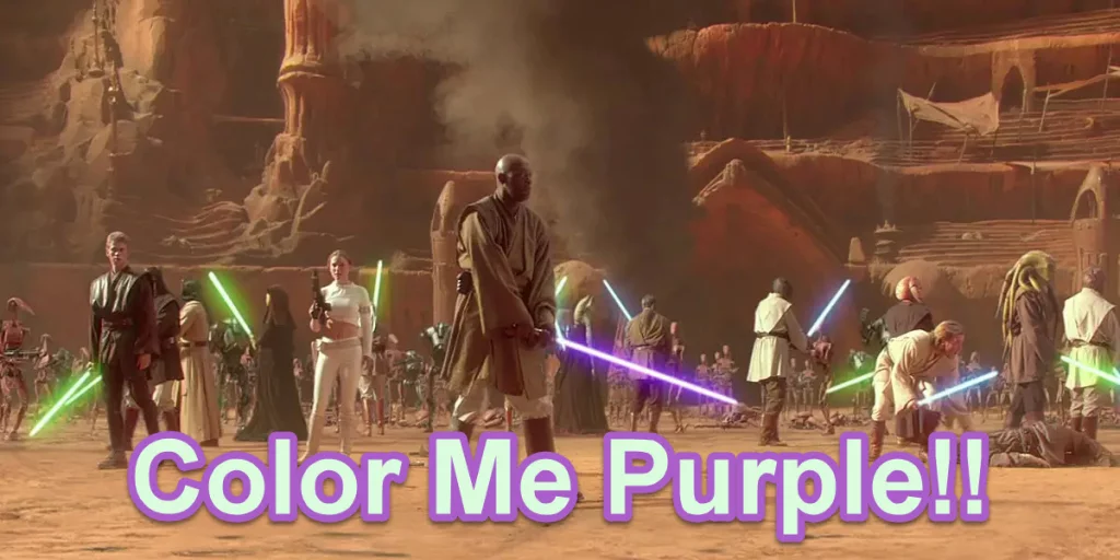 Color Me Purple!! | What Your Lightsaber Color Says About You in Star Wars Jedi: Survivor