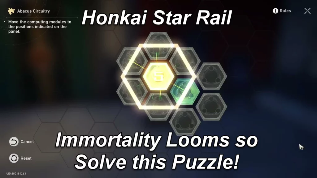 Immortality Looms so Solve this Puzzle! | How to Solve the Abacus Circuitry Puzzle in Honkai Star Rail