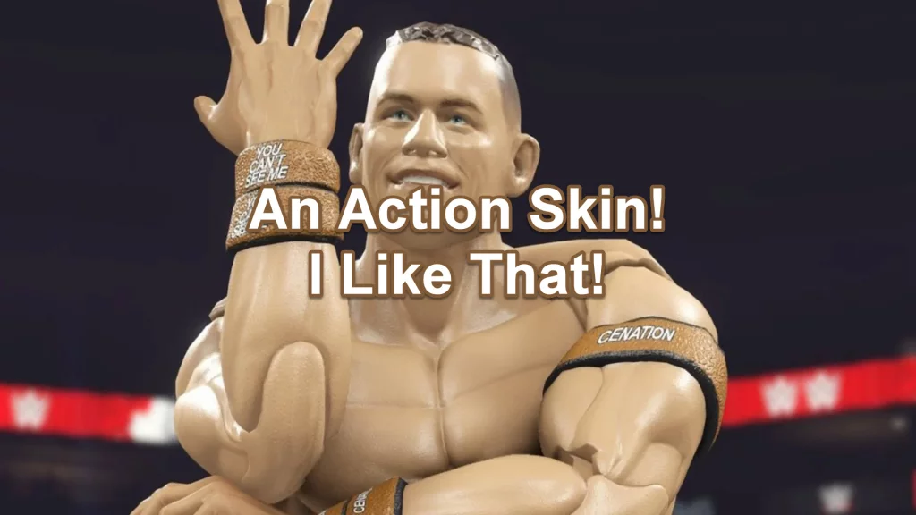 WWE 2K23 How To Unlock Action Figure John Cena | An Action Skin! I Like That!