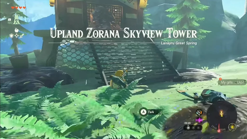 Secret Entrance to the Upland Zorana Skyview Tower In Tears Of The Kingdom