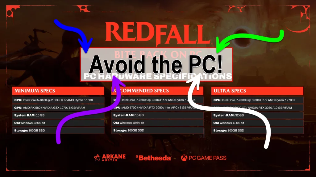 How to Improve Redfall Performance on PC? | Avoid the PC!
