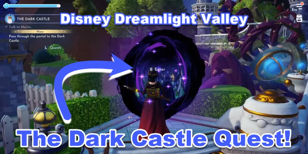 The Dark Castle Quest in Disney Dreamlight Valley