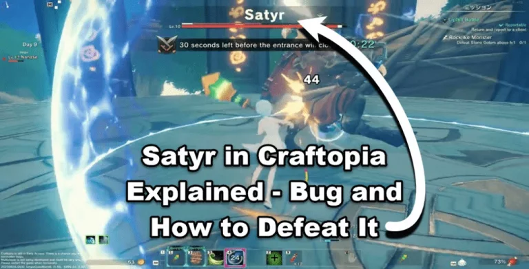 Satyr in Craftopia Explained - Bug and How to Defeat It
