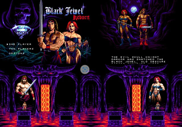Black Jewel Reborn is a Cool Retro Indie Game for the SEGA Mega Drive by PSCDGames