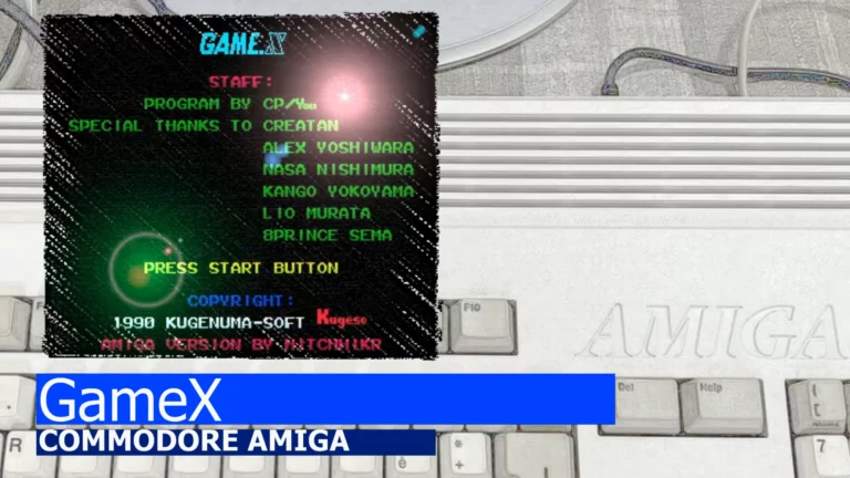 Unleashing the Power: Game.X - Amiga AGA Port of a Classic XShmup