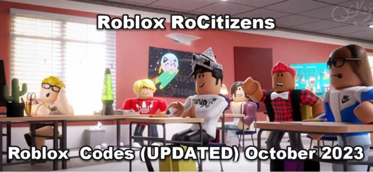 Roblox RoCitizens Codes (UPDATED) October 2023