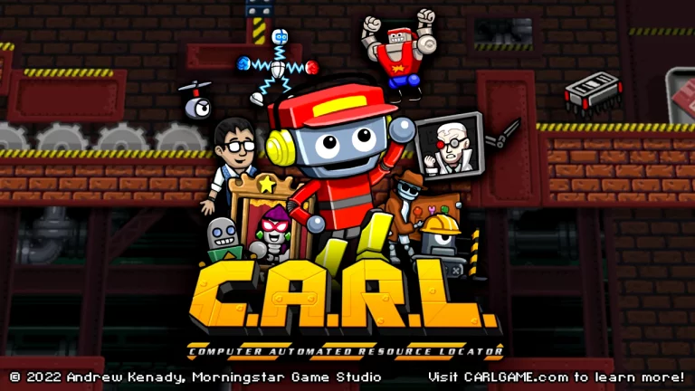 C.A.R.L. is one Neat Platformer by Andrew Kenady, Morningstar Game Studio