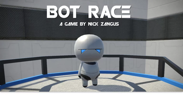 Bot Race is a Cool 3D Platform Racing Game by Nick Zangus