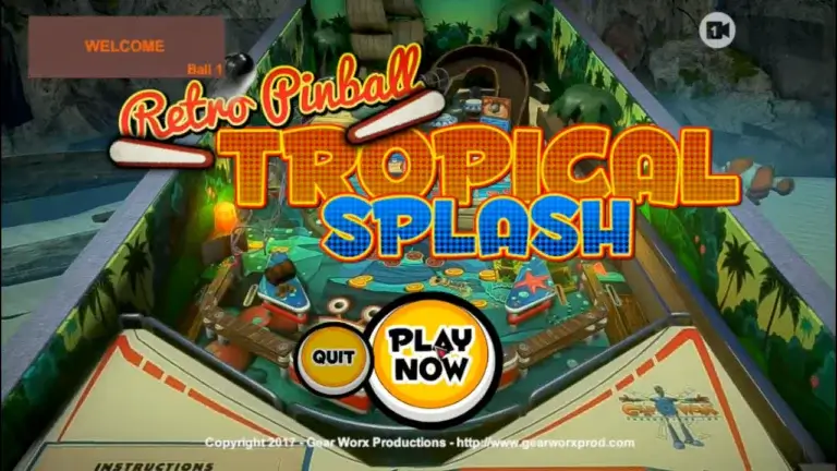 Retro Pinball by Gear Worx Productions Captures that Arcade Excitement and the Physics Too!