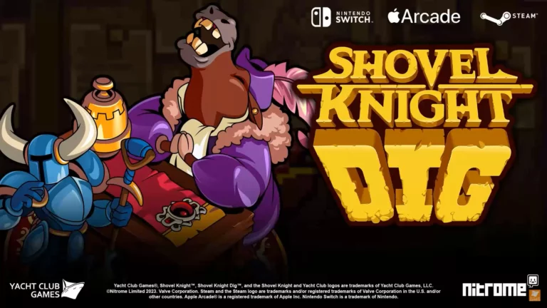 Shovel Knight Dig is the First in a Series of Cool Retro Inspired Games by Nitrome and Yacht Club Games