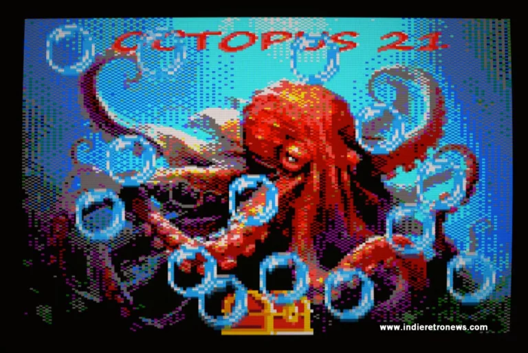 Octopus 21 - An improved 1981 Game and Watch Handheld game for the GX4000 and Amstrad CPC+