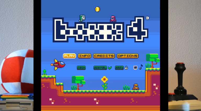 Boxx 4 is a Cool and Colorful Retro Platformer for the Commodore Amiga by Retroguru