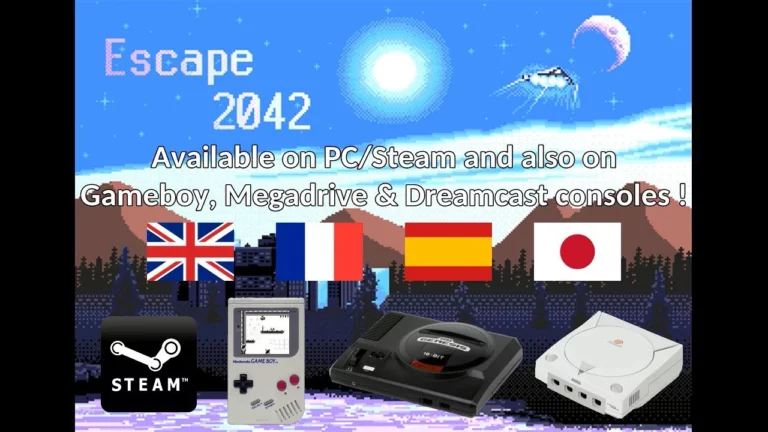Escape 2042 is a Cool Retro Platformer for PC, GameBoy, Genesis MegaDrive and Dreamcast by OrionSoft Games