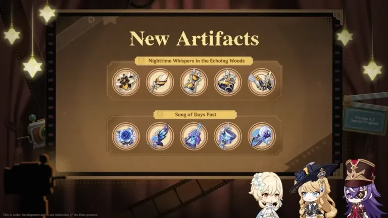What Are The New Artifacts in Genshin Impact 4.3? Guide
