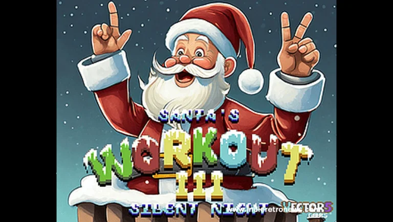 Santa's Workout 3 - Vector5games Christmas C64 release, has made a surprising appearance on the Amiga!