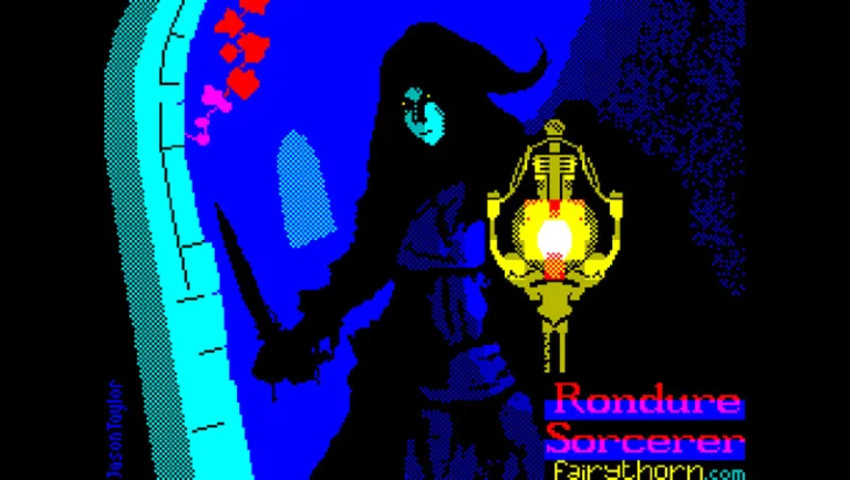 Rondure Sorcerer - A maze exploring game with dangerous guards for the ZX Spectrum 48K