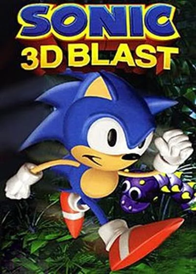 Box Art: Sonic 3D Blast is a Mega Drive Classic, Developed and Published by SEGA