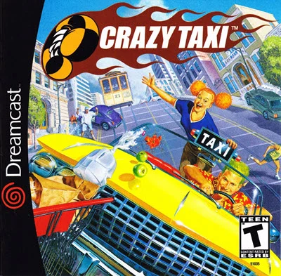 Box Art - Crazy Taxi is a Dreamcast Classic, Developed and Published by SEGA