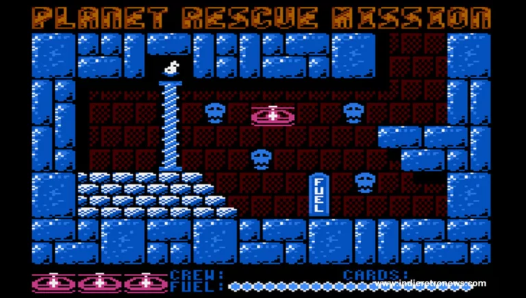 Planet Rescue Mission - A highly challenging and sometimes frustrating game for the Atari XL/XE