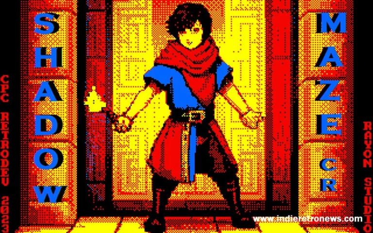 Shadow Maze Celebration Release - Traverse the maze of a dark Tomb in this enhanced Amstrad CPC game