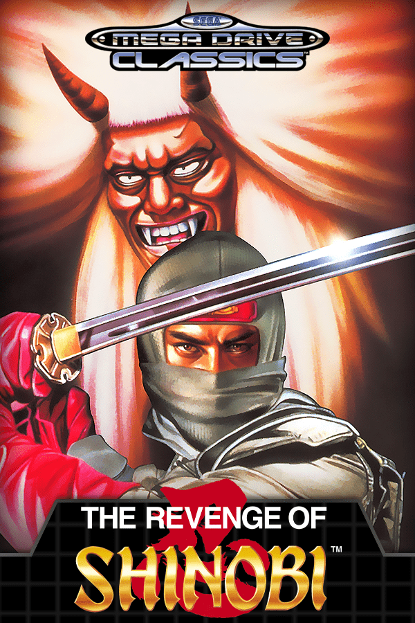 1989 Box Art - The Revenge of Shinobi is a 1989 SEGA Mega Drive Classic Released again in 2012 by SEGA