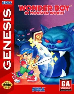 Box Art - Wonder Boy in Monster World is a 1991 SEGA Mega Drive Classic Released again in 2012 by SEGA