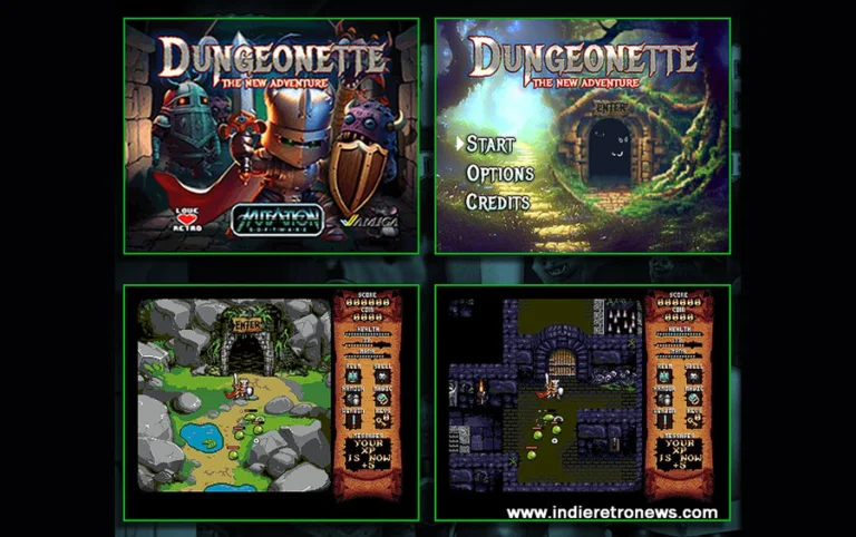 Dungeonette The New Adventure - A new game is coming to the Amiga AGA / CD32 and it looks fab!