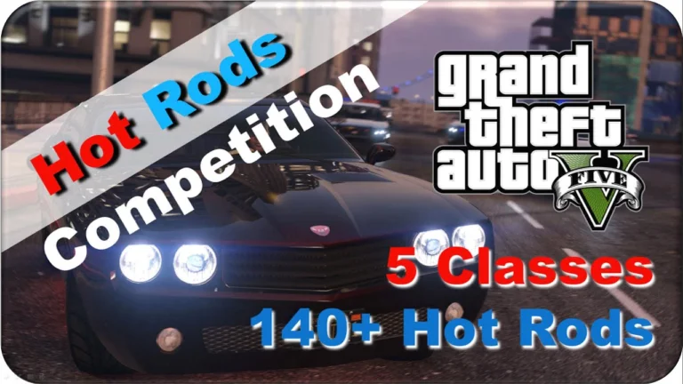 GTA5 Hot Rods Competition, Grand Theft Auto V, (GTA5, GTA-V) from GameForce.blog (Video)