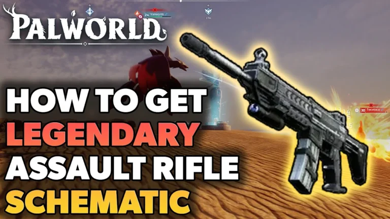 Legendary Assault Rifle in Palworld | Image Source: Easy Earl