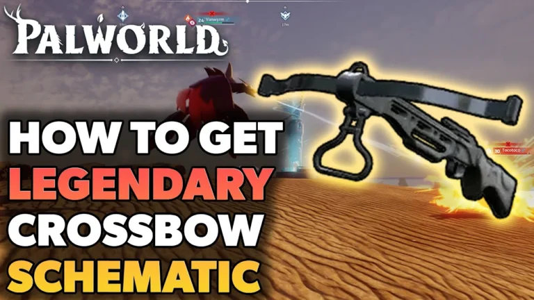 Legendary Crossbow in Palworld | Image Source: Easy Earl