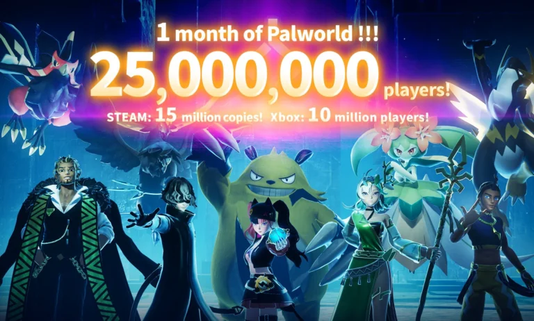 Over 25 million people have played Palworld