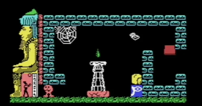 Abu Simbel Profanation Extended - Classic ZX Spectrum platformer ported to the C64 and extended in 2017/18 (Re-released via itch io?)