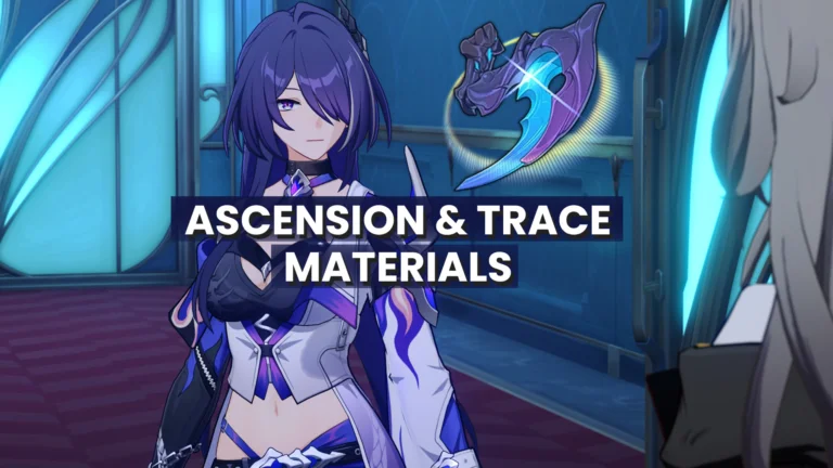Acheron Ascension and Trace Materials in Honkai: Star Rail Version 2.1