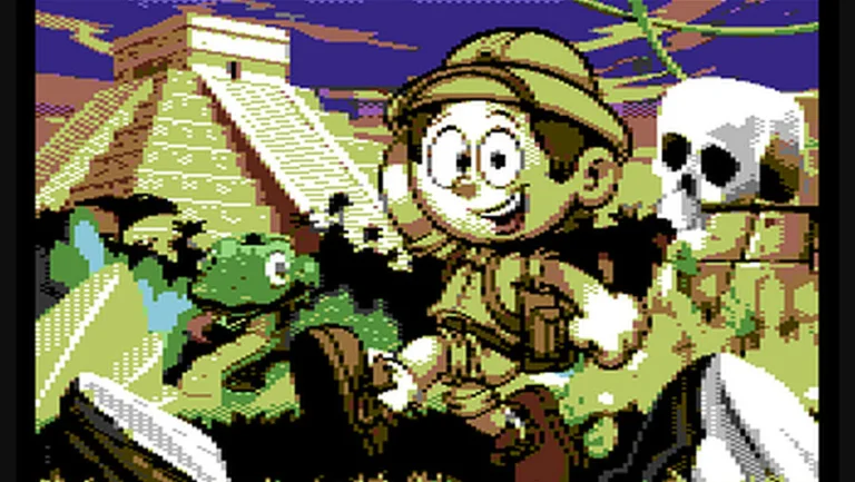 Tony Montezuma's Gold - A fabulous monochrome Platformer may be coming to the Commodore 64 later today!
