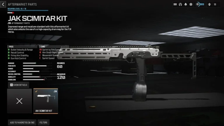 How to Get JAK Scimitar Kit in MW3 and Warzone